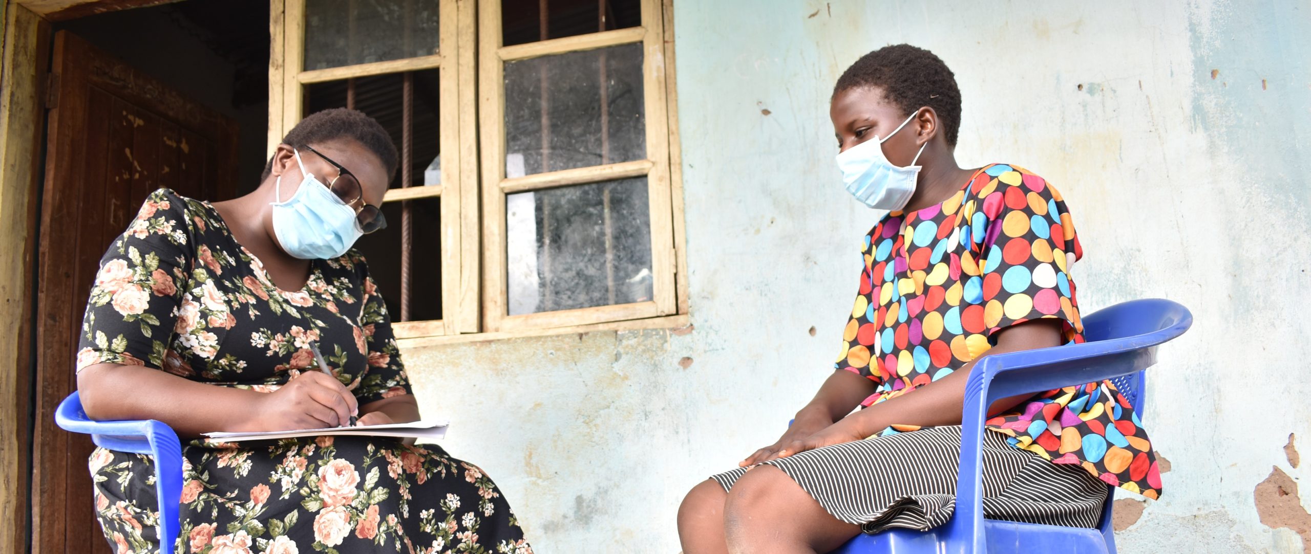 Cover image: Research nurse discussing with an Adolescent girl during an outreach session