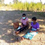 Community counselor and AGYW during a clinic visit