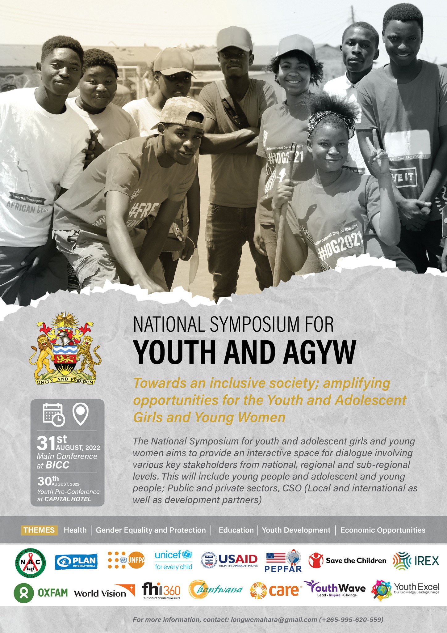 National symposium for youth and AGYW